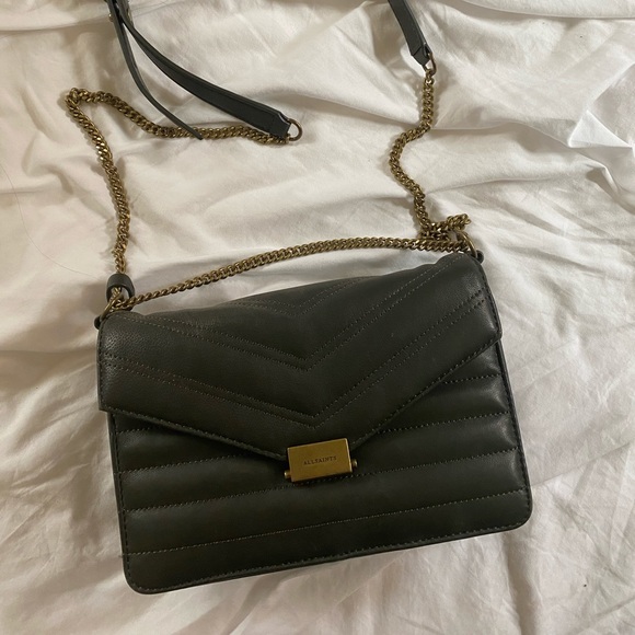 AllSaints Justine Crossbody - Khaki Green - Picture 2 of 4